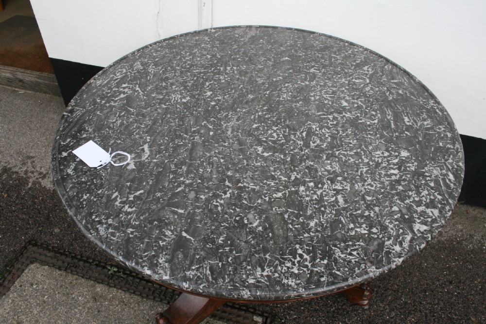 Louis Philippe mahogany center table , gueridon  View VI
