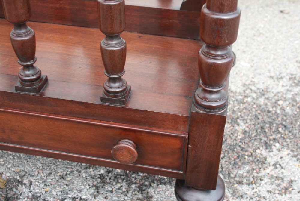 Victorian mahogany Canterbury  View VII