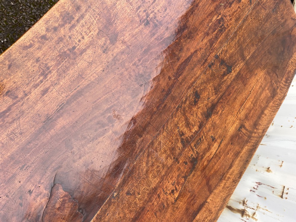 Stunning walnut Spanish dining table  View VI