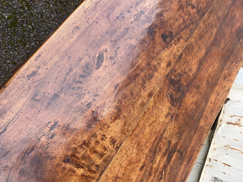 Stunning walnut Spanish dining table  View VIII