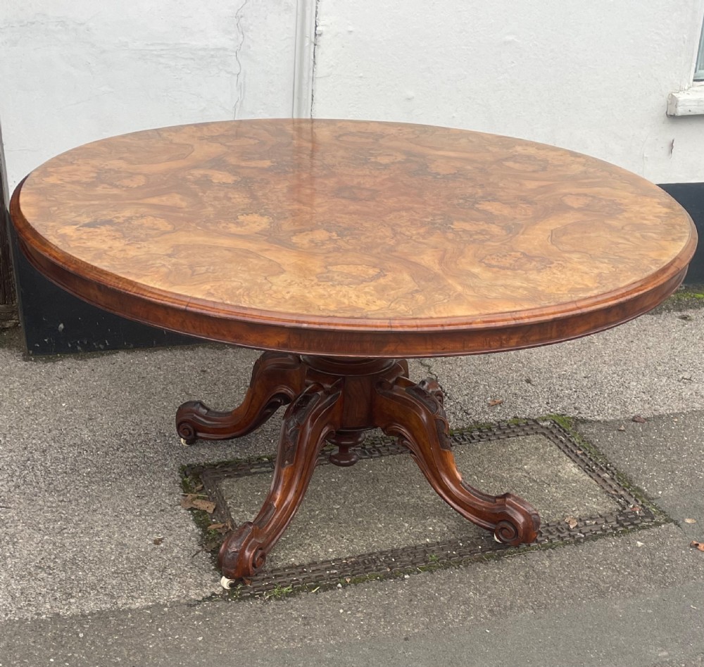 Victorian Walnut Breakfast Table  View II