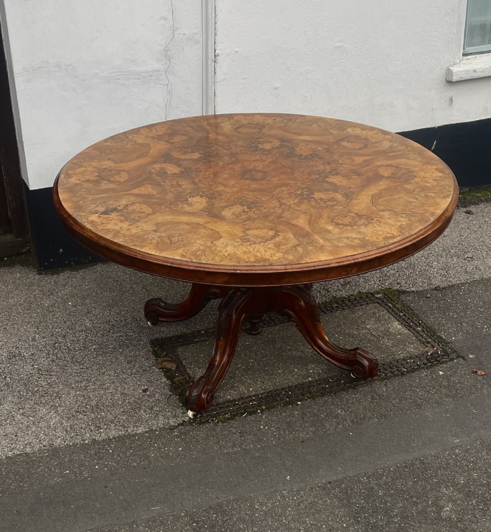 Victorian Walnut Breakfast Table  View III