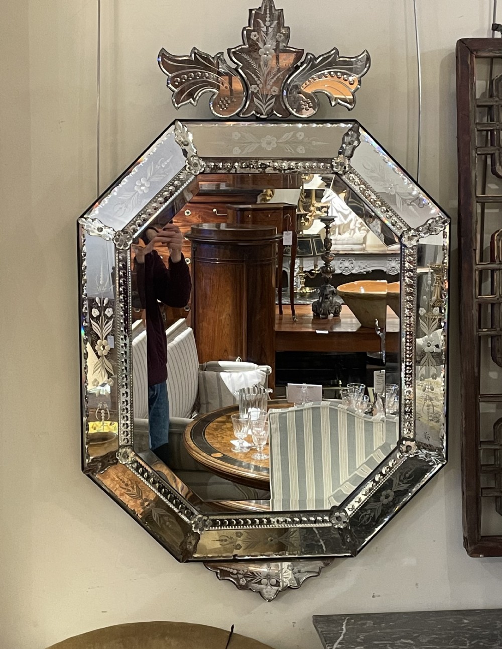 Antique Venetian mirror 
