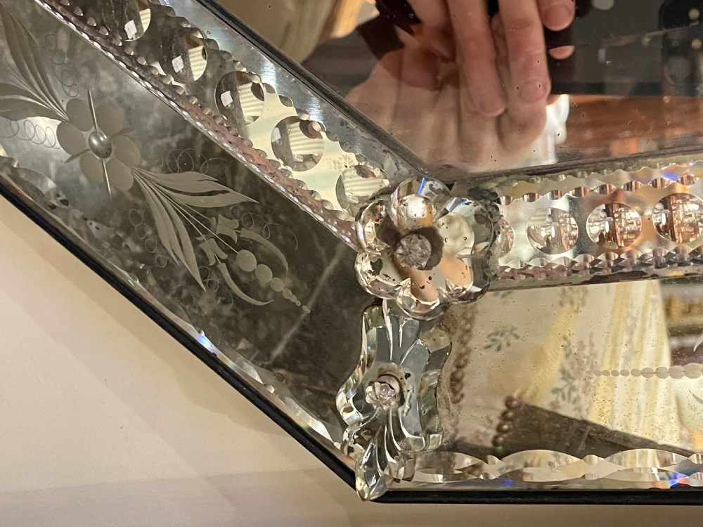 Antique Venetian mirror  View VI