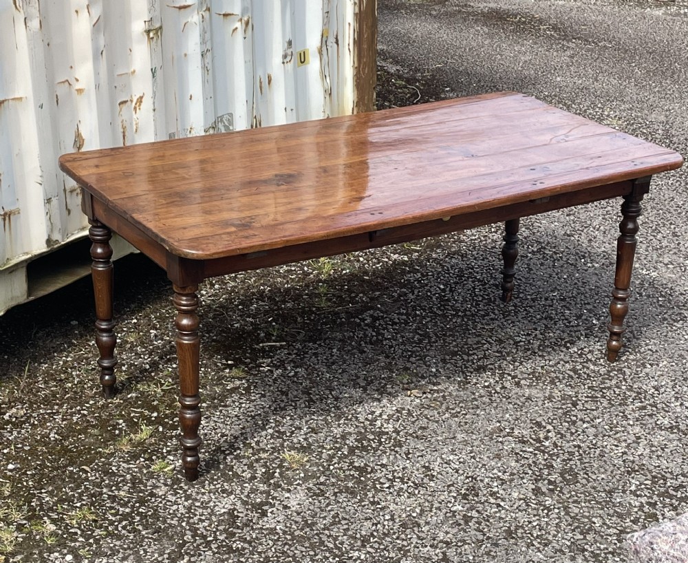 French Cherrywood Farm Table 