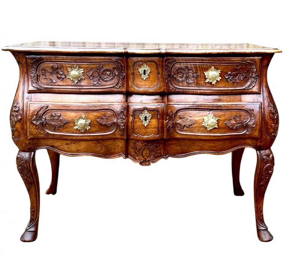 French Louis XV Period Walnut Commode