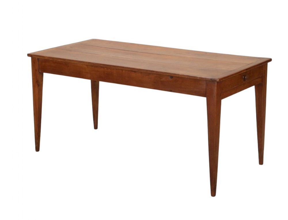 19th Century French Cherry Wood Dining Table
