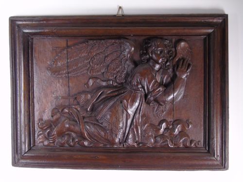 A Large 17th Century Flemish Carved Panel