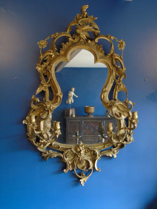 A Fine 19th Century Girandole Mirror