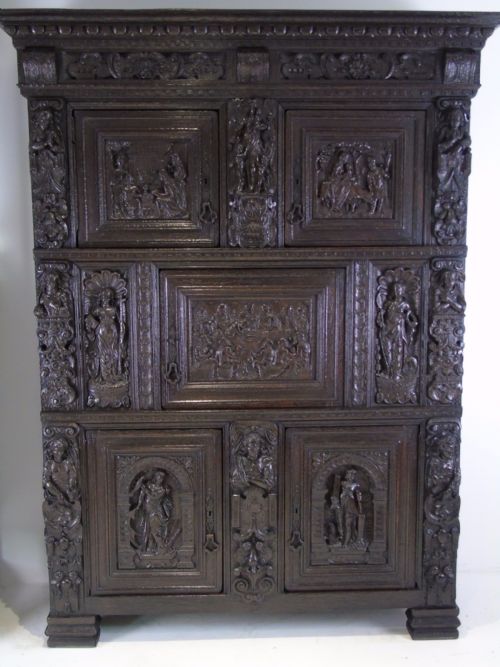 Large 19th Century Flemish Cupboard
