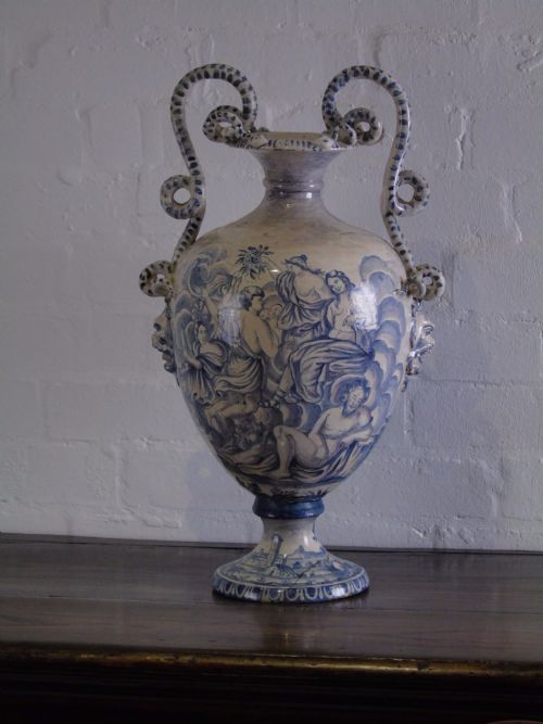 19th Century Italian Delft Vase