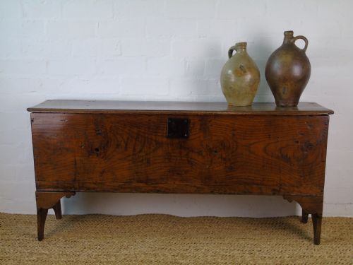 17th Century and Later Elm Coffer