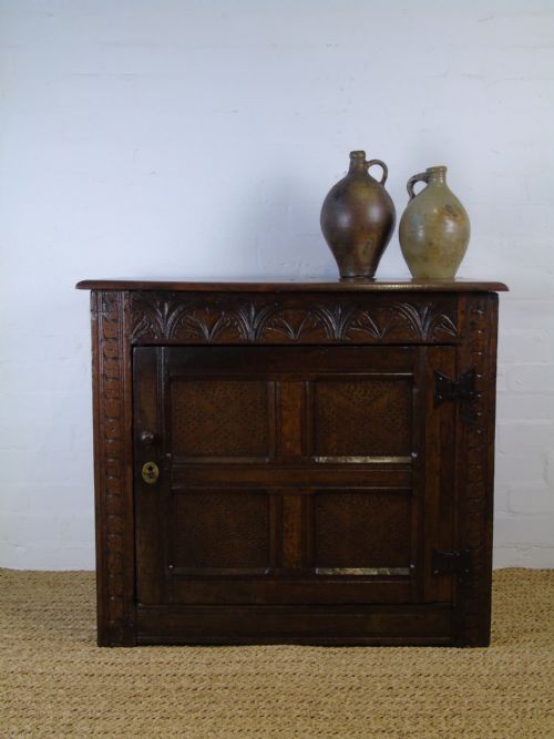 17th Century Oak Mural Cupboard