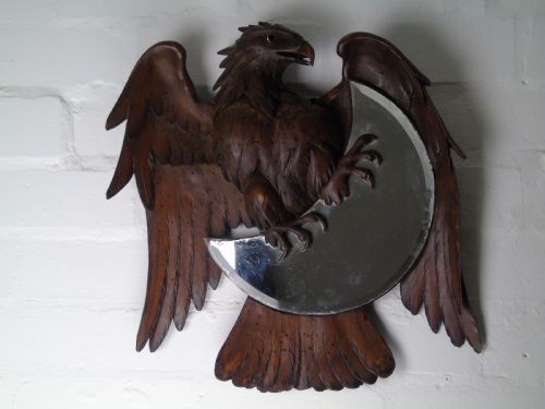A Fine 19th Century Carved Walnut Mirror