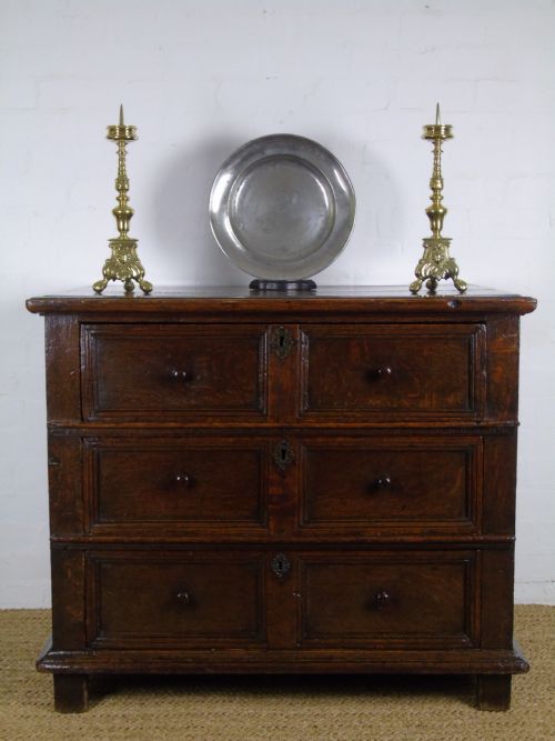 A Fine 17th Century Deep Chest of Drawers