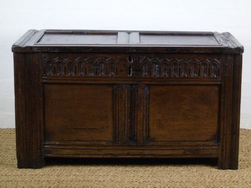 A Small 17th Century Oak Coffer