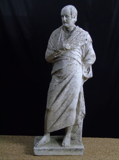 fig 1. Early 18th Century marble Statue of Aeschines