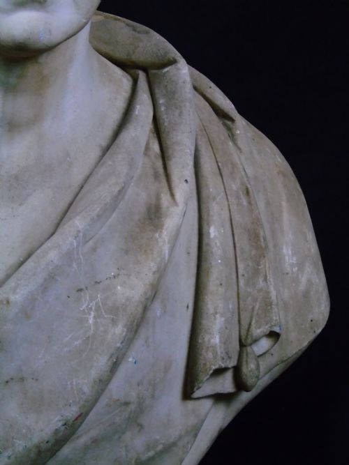 fig 2. A fine and very large 19thC marble bust