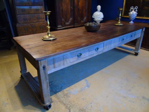 A Massive Late 19th/early 20thc Teak Table