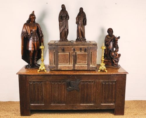 fig 1. A large 16th century and later Westphalian coffer