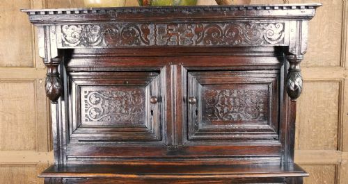 fig 1. A small early 18th century west country court cupboard