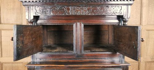 fig 2. A small early 18th century west country court cupboard