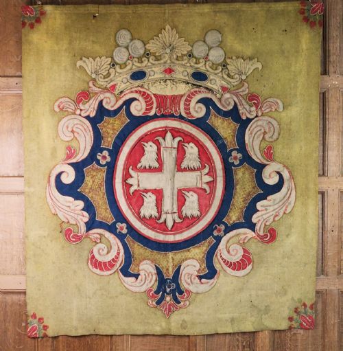A Lovely Large 18th Century Banner