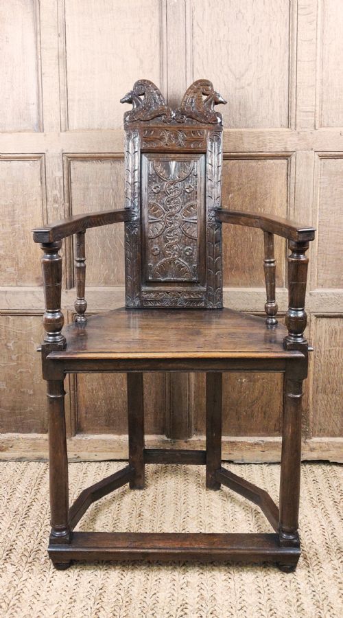 A Rare Late 16thc Caqueteuse Chair
