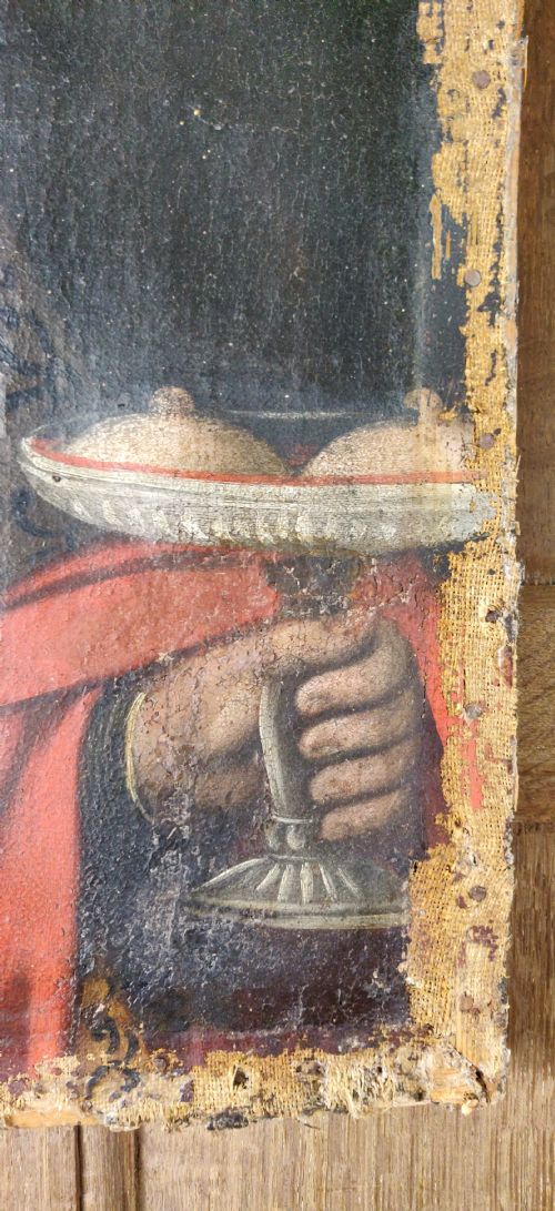 fig 5. An early 17th century portrait of ST Agatha