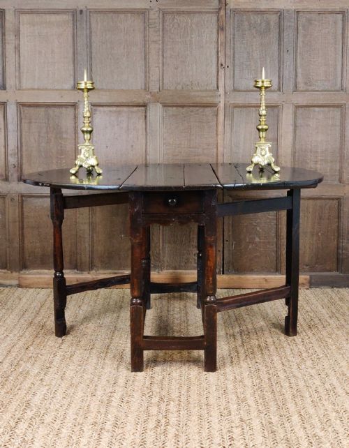 fig 1. A small 17th century gateleg table 