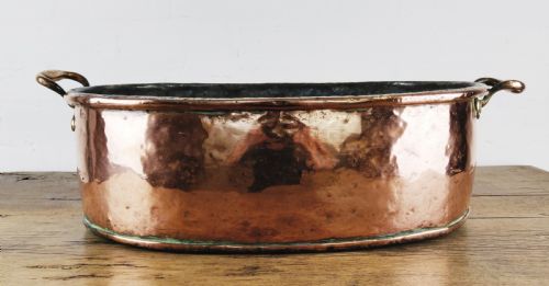 A Large Late 18th/ Early 19thc Copper Wine Cooler