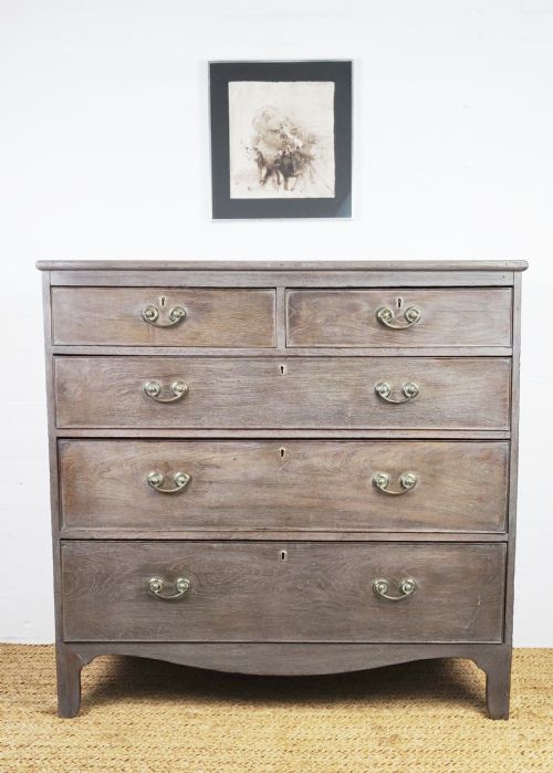 18th Century Limed Chest of Drawers.