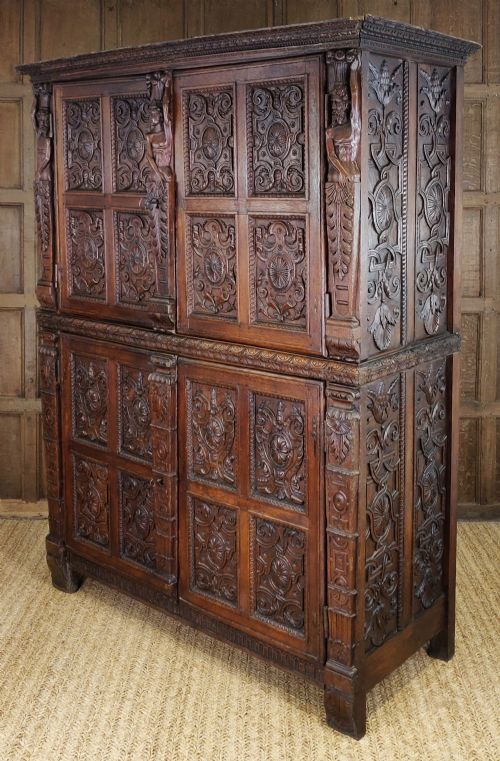 A Magnificent 16th Century Burgundian Cupboard.