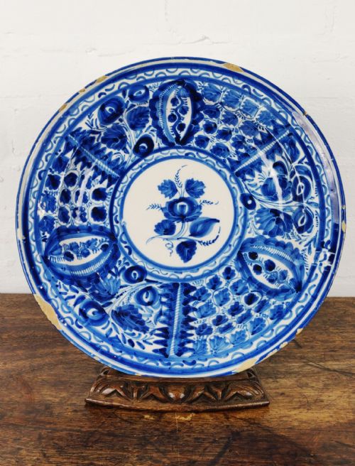 A Fine 18th Century Delft Plate