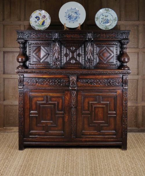 A Fabulous 17th Century Court Cupboard.