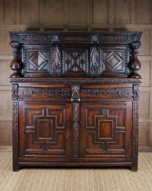 fig 1. A fabulous 17th century Court cupboard.