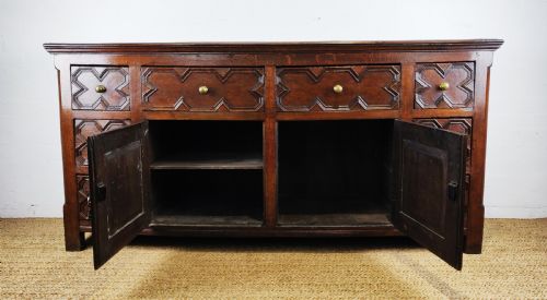 fig 1. A handsome 17th century style dresser base.