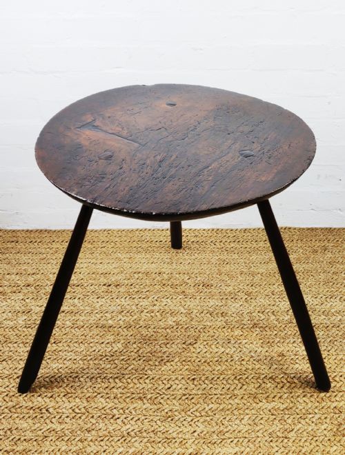 A Superb George III Cheese Top Cricket Table.