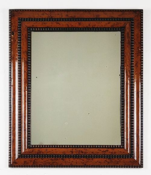 A Fabulous Late 19th Century Flemish Tortoise Shell Mirror.