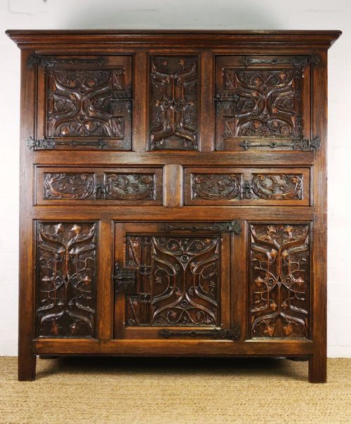 A Fine 19th Century Gothic Cupboard