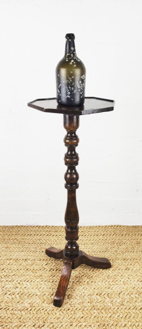 A Fabulous Burr Oak and Elm Wine Table.