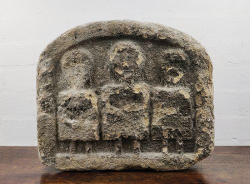 A Rare Celtic Limestone Marker. C750 -12bc