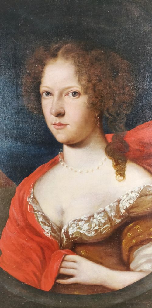 fig 1. A fine 17th century portrait of a lady.