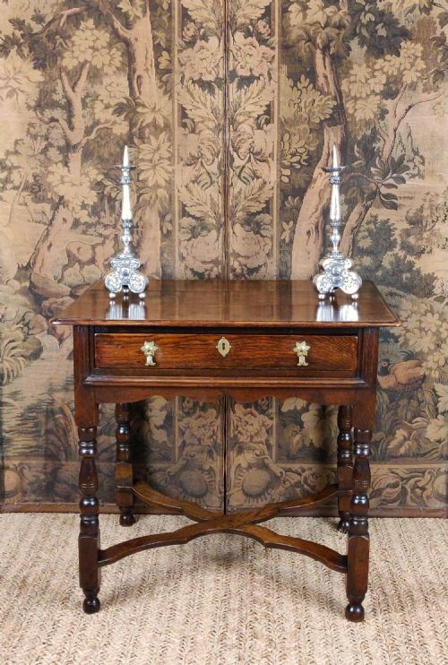 A William and Mary Style Side Table.