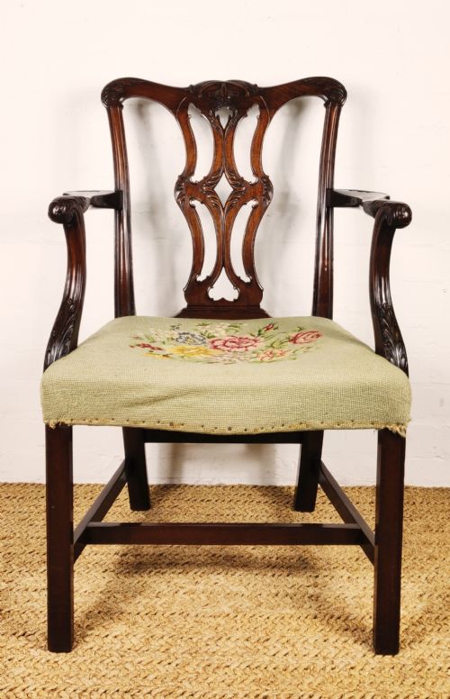 fig 1. A lovely 18th century arm chair.