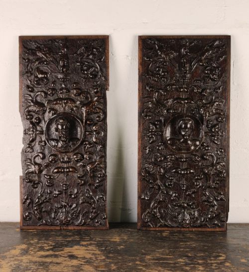 A Fine Pair of Romayne Panels.