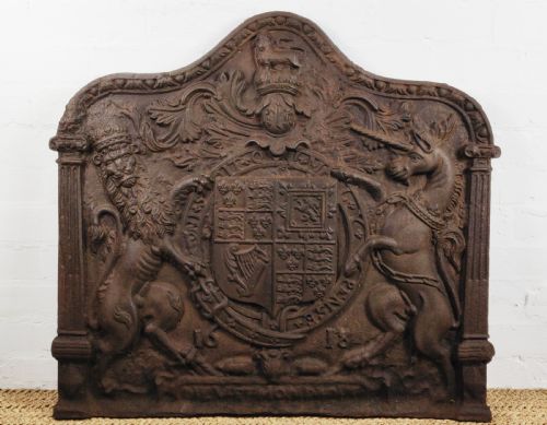 A Superb 17th Century James 1st Armorial Fireback.