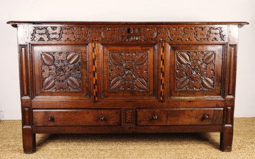 A Superb Early 18th Century Mule Chest.