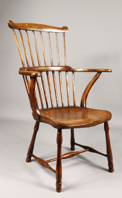 An 18th Century 'Three Quarters' West Country Windsor Chair.