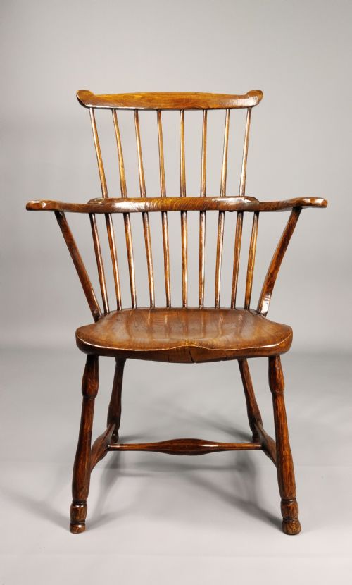fig 1. An 18th century 'three quarters' west country windsor chair.